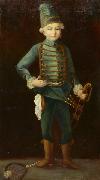 Friedrich August von Kaulbach Portrat eines Jungen in Husarenuniform oil painting picture wholesale